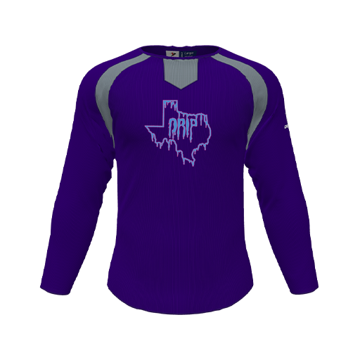 [CUS-DFW-PULL-FLC-CNK-LSL-PUR-YS-LOGO2] Pullover (Youth S, Purple, Logo 2)