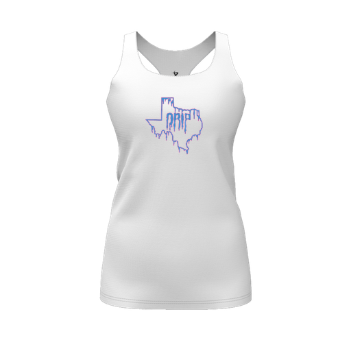 [FT0TRBWH-FYS-LOGO2] Decker Racerback Tank Top (Female Youth S, White, Logo 2)