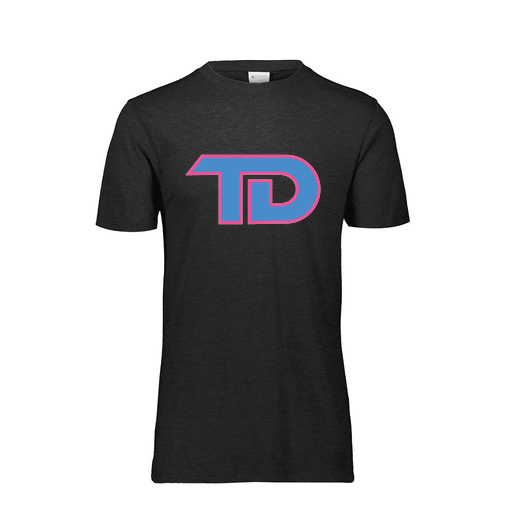 [FTSCUBBK-AS-LOGO1] Decker Men's Tri-Blend T-Shirt - Short Sleeve (Adult S, Black, Logo 1)