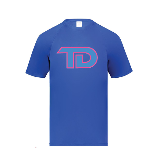 [2791.060.S-LOGO1] Youth Smooth Sport T-Shirt (Youth S, Royal, Logo 1)