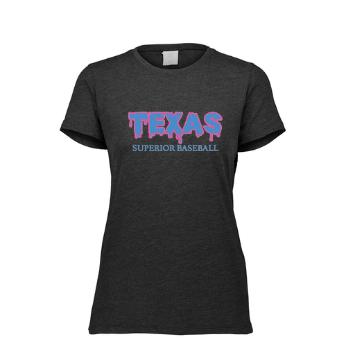 [FTSCUBBK-FAXS-LOGO3] Decker Women's Tri-Blend T-Shirt - Short Sleeve (Female Adult XS, Black, Logo 3)