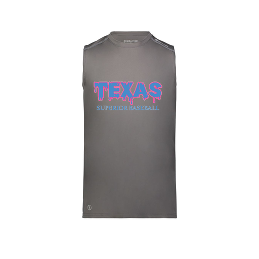 [222593.98D.S-LOGO3] Men's CoolDry TankTop (Adult S, Gray, Logo 3)