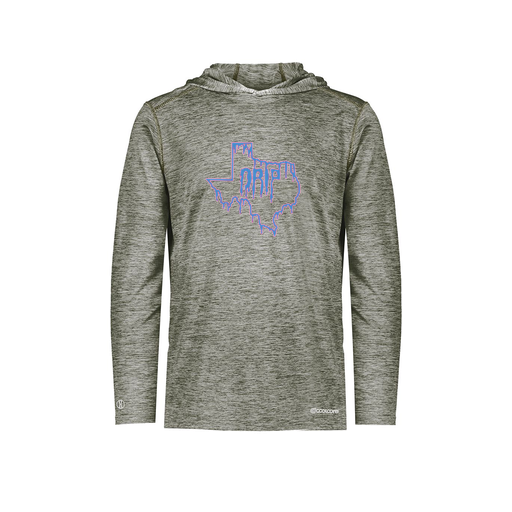 [FOLHCGGY-AS-LOGO2] Decker Men's Charge Hoodie (Adult S, Gray, Logo 2)