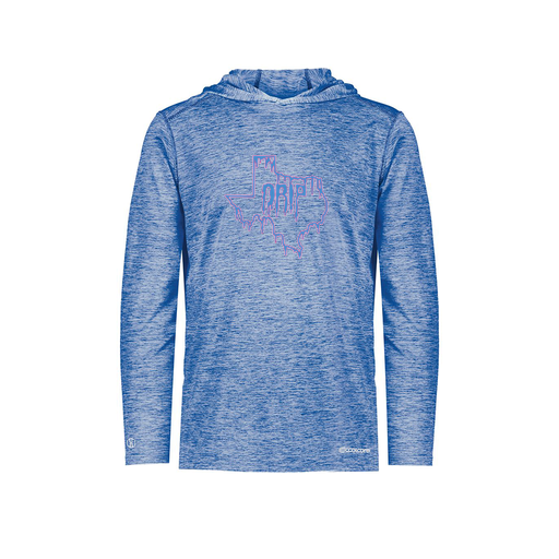 [FOLHCGRY-YS-LOGO2] Decker Youth Charge Hoodie (Youth S, Royal, Logo 2)