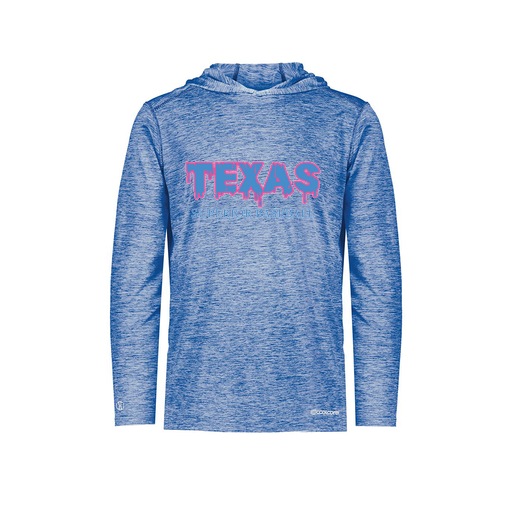 [FOLHCGRY-YS-LOGO3] Decker Youth Charge Hoodie (Youth S, Royal, Logo 3)