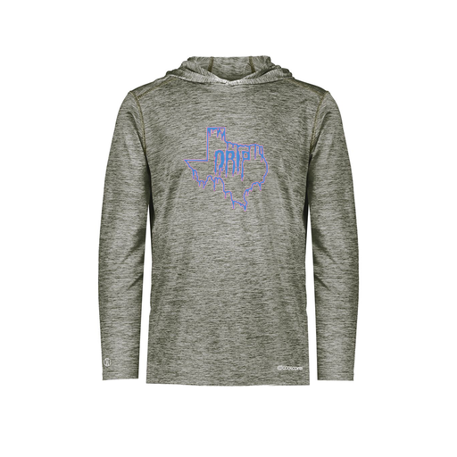 [FOLHCGGY-YS-LOGO2] Decker Youth Charge Hoodie (Youth S, Gray, Logo 2)