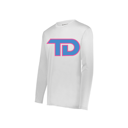 [222822.005.XS-LOGO1] Men's LS Smooth Sport Shirt (Adult XS, White, Logo 1)